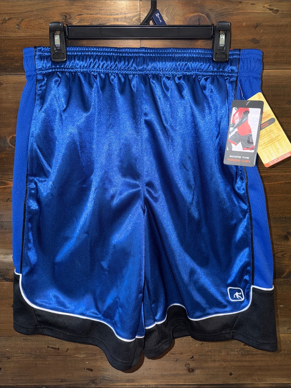 And1 Blue and Black Athletic Basketball Shorts